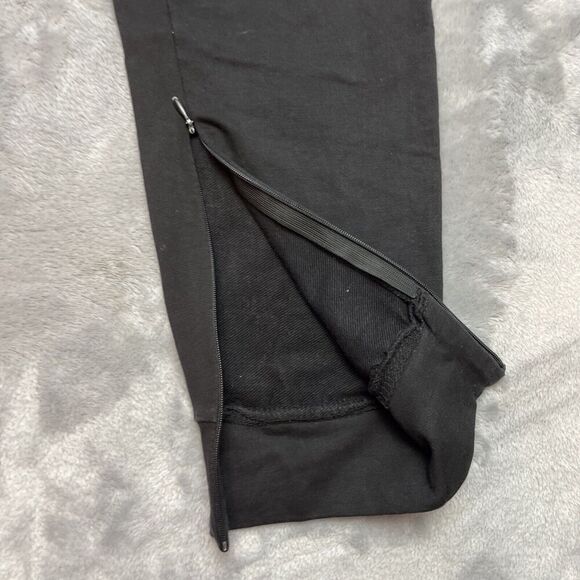 Black Pyramid Joggers Sweatpants Mens M Black Embroidered Logo Streetwear - Picture 9 of 14